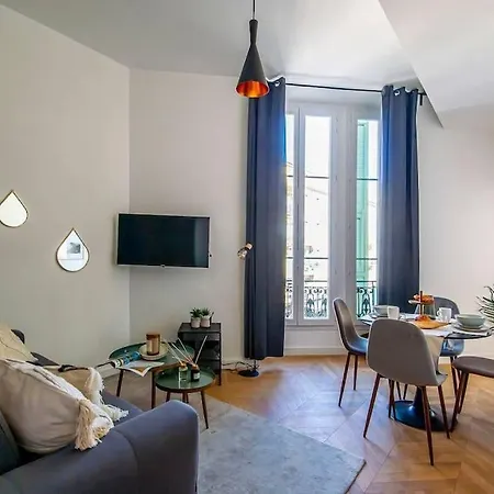 Apartmán Elegant T2 Renove 4 Pers, Centre Nice, Climatise